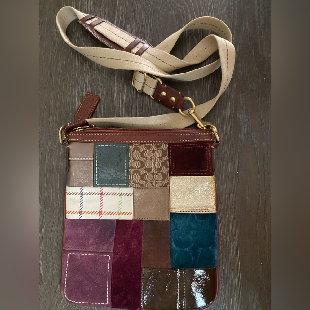 COACH patchwork crossbody bag.